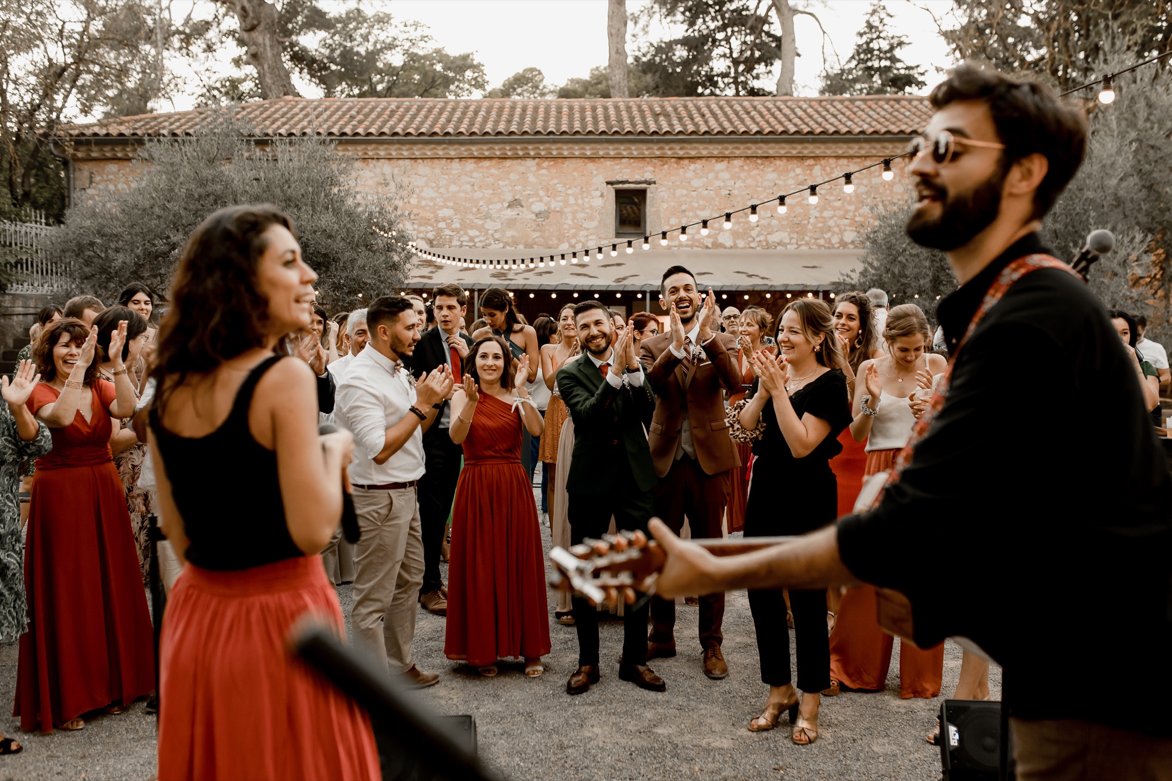 The Majestics lors d'un mariage